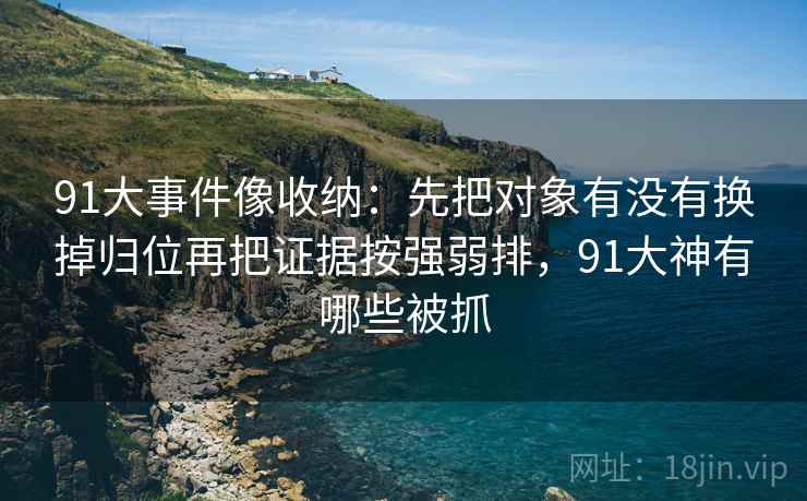 91大事件像收纳:先把对象有没有换掉归位再把证据按强弱排,91大神有哪些被抓 91大事件像收纳:先把对象有没有换掉归位再把证据按强弱排,91大神有哪些被抓